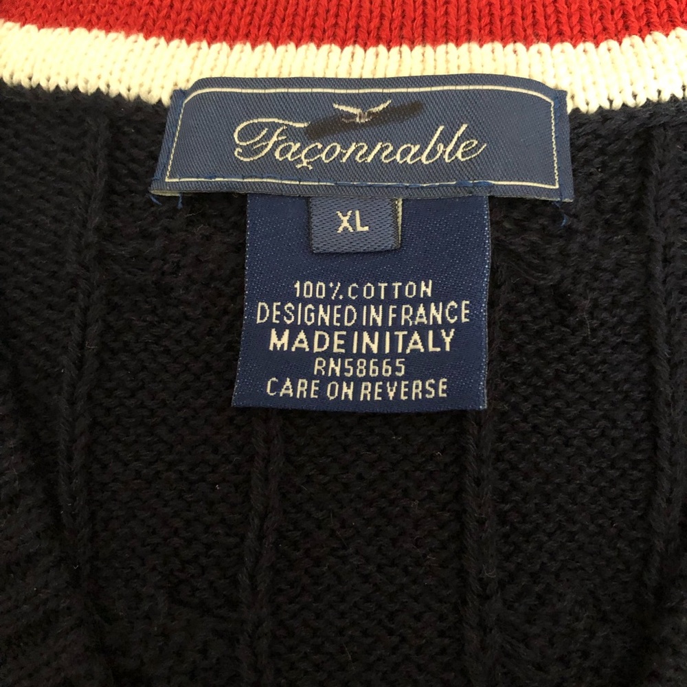 Facconable men’s pullover - Picture 2 of 2